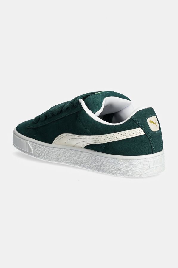 Шкіряні кросівки Puma Suede XL колір зелений фото 2