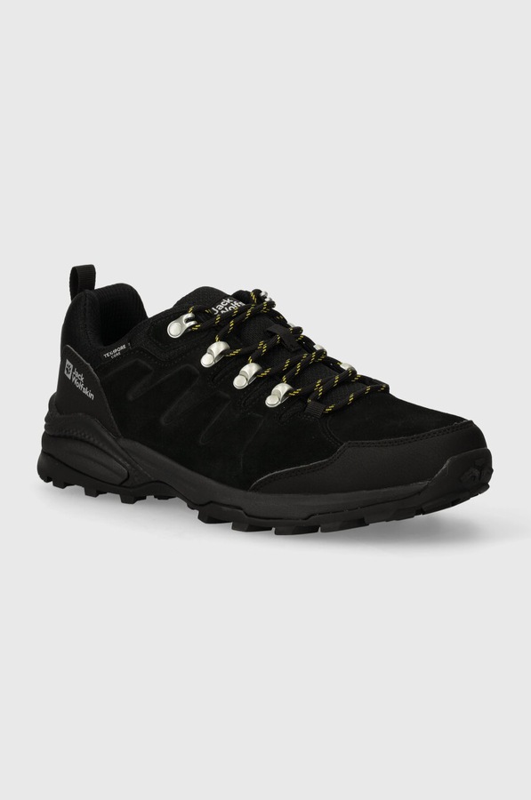 Черевики Jack Wolfskin Refugio Texapore Low колір чорний