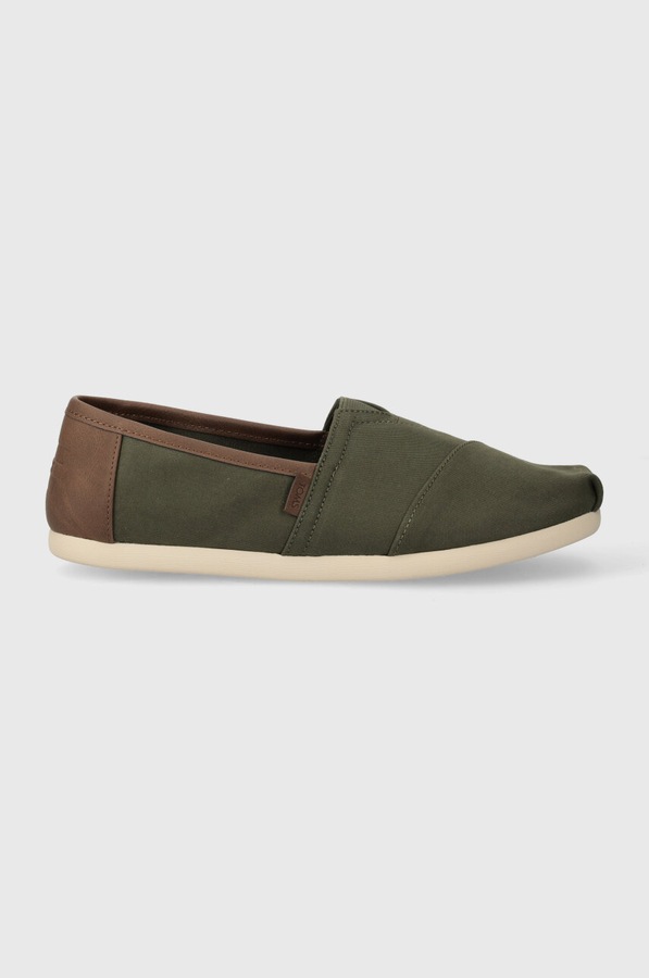 Еспадрилі Toms Alpargata колір зелений