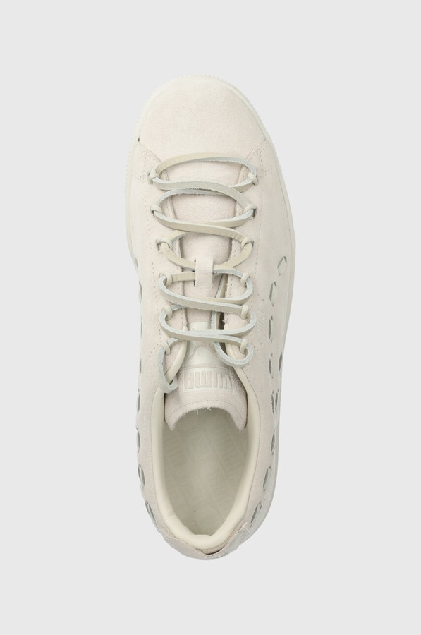 Замшеві кросівки Puma Suede Decon колір сірий фото 4