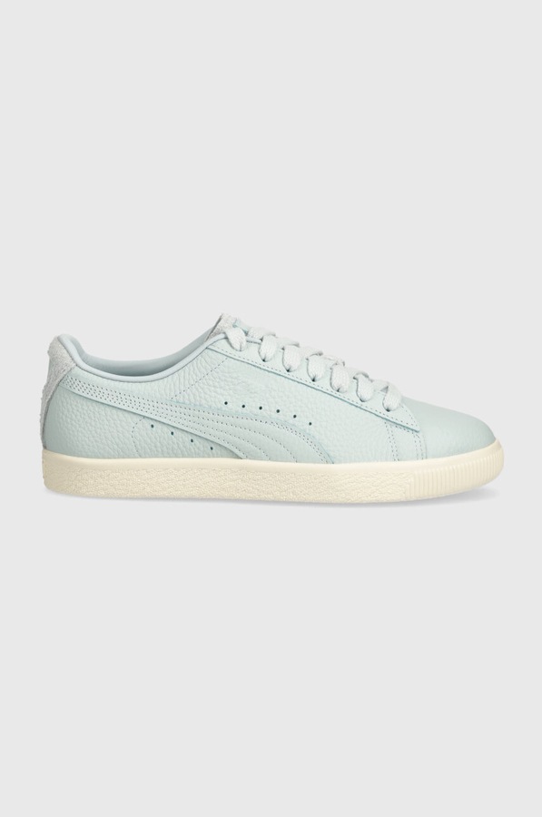 Кожаные кроссовки Puma Clyde Premium цвет зеленый