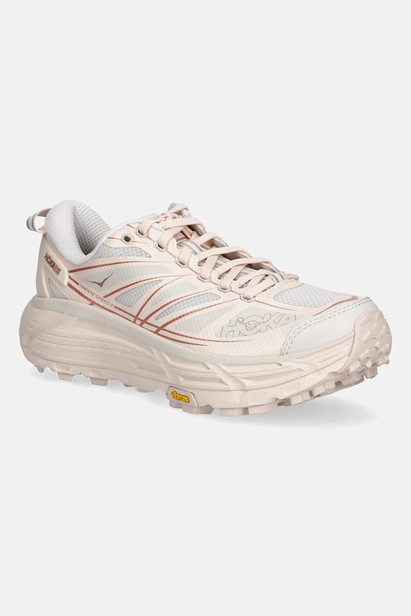 Взуття для бігу Hoka Mafate Speed 2 колір бежевий
