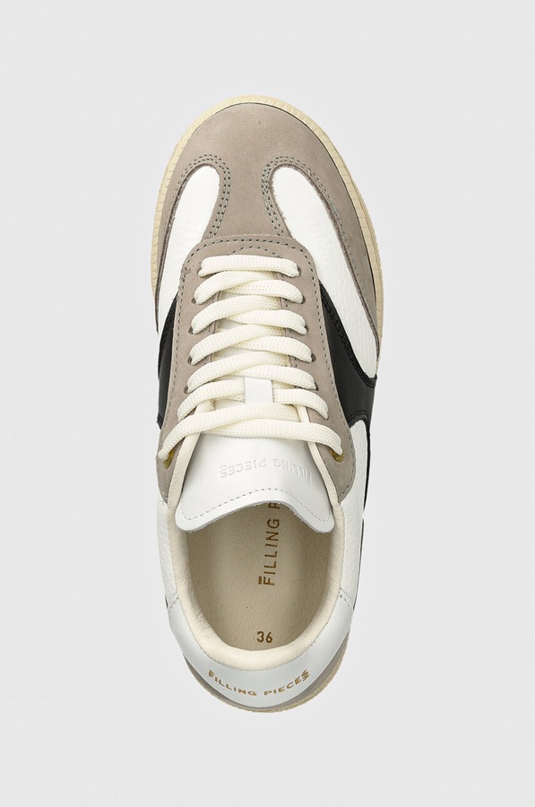 Шкіряні кросівки Filling Pieces Sprinter колір сірий фото 4