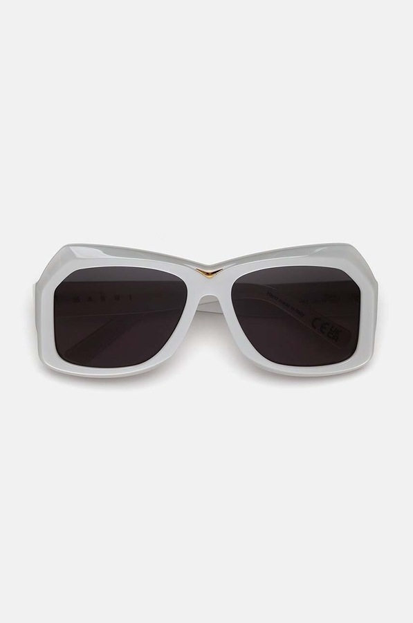 Сонцезахисні окуляри Marni Tiznit Metallic Silver колір сірий фото 3