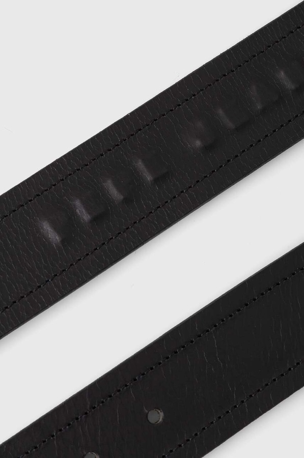 Шкіряний ремінь Pepe Jeans SANDRO BELT колір чорний фото 2