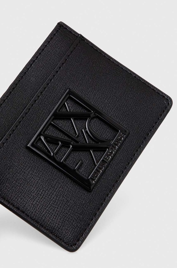 Чехол на банковские карты Armani Exchange цвет черный фото 2
