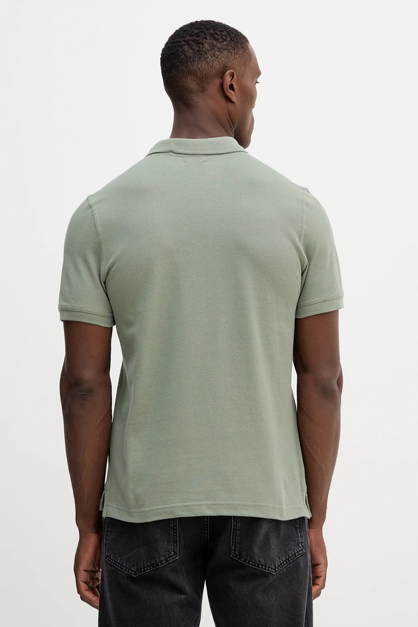 Хлопковое поло United Colors of Benetton цвет розовый