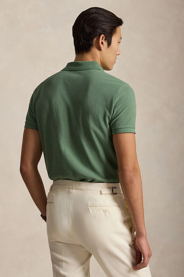 Поло чоловіче бавовняне Polo Ralph Lauren колір зелений