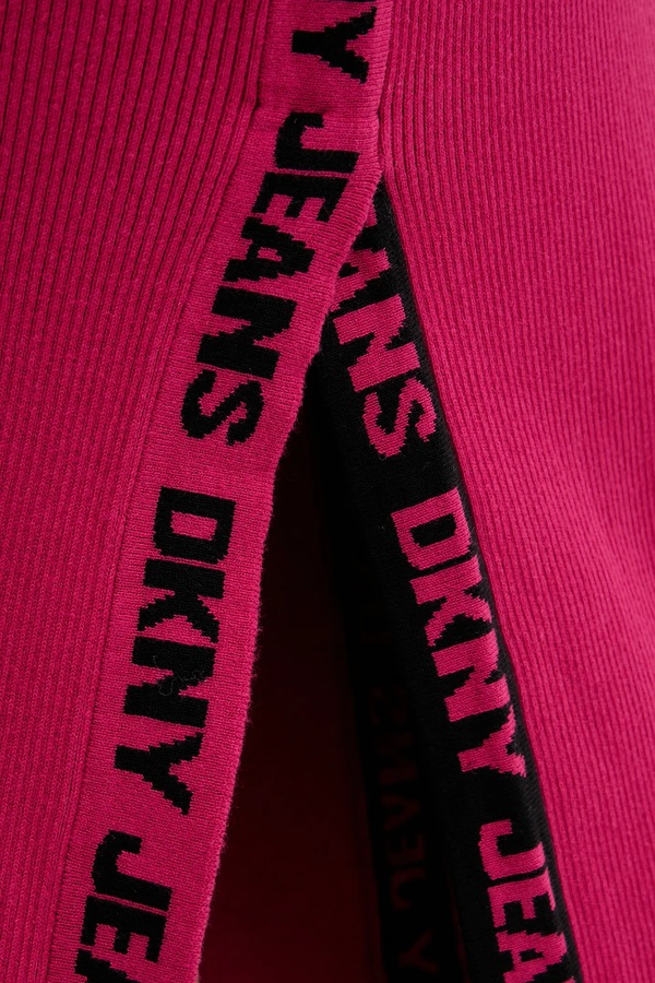 Спідниця DKNY колір чорний фото 4