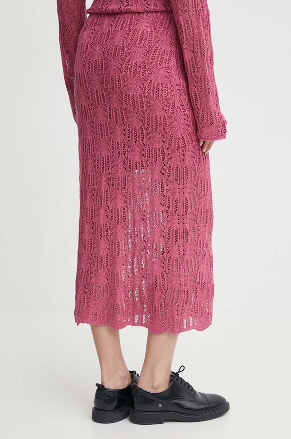 Спідниця Pepe Jeans GWEN SKIRT колір рожевий фото 3