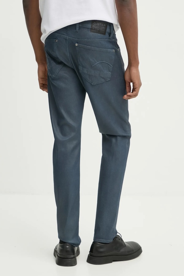 Джинси skinny чоловічі G-Star Revend FWD Skinny колір темно-синій фото 3