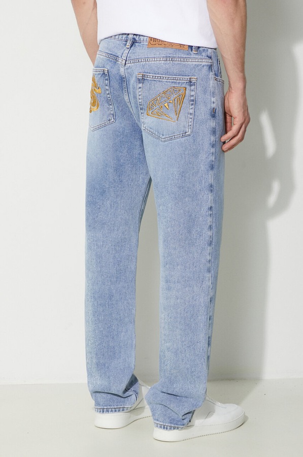 Джинси Billionaire Boys Club Diamond & Dollar Embroidered Denim