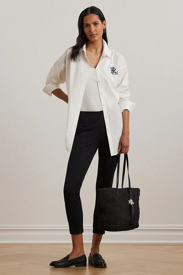 Штани Lauren Ralph Lauren колір чорний фото 3