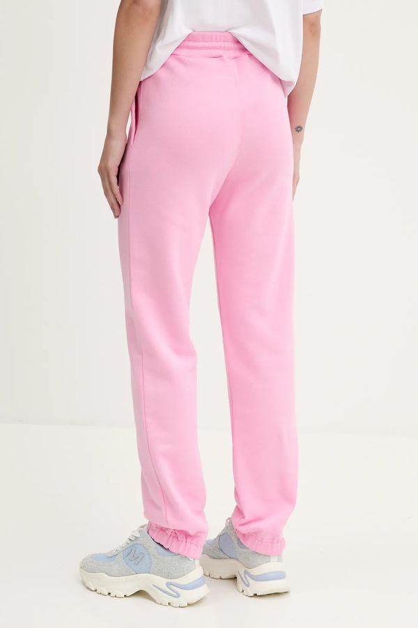 Хлопковые спортивные брюки MSGM цвет черный фото 2