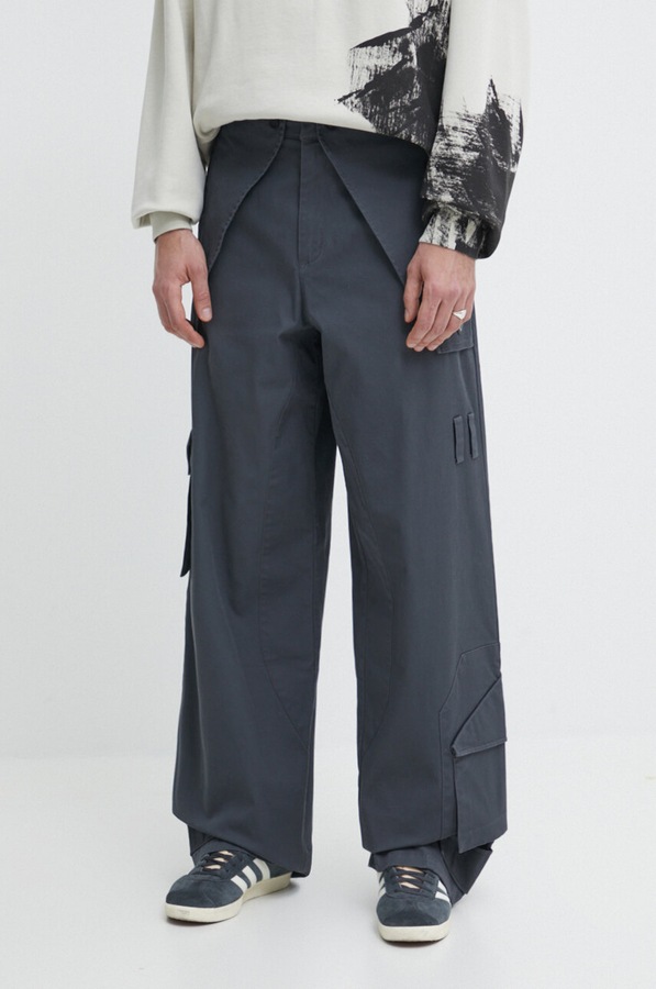 Штани A-COLD-WALL* Overlay Cargo Pant колір сірий