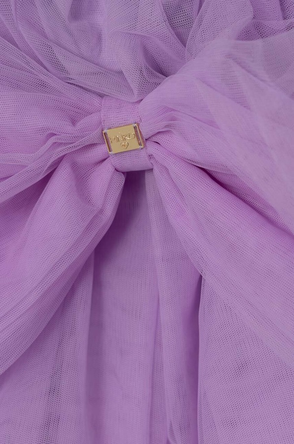 Дитяча сукня Pinko Up колір фіолетовий фото 2