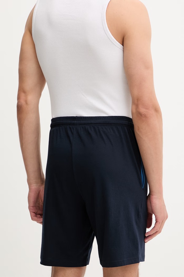 Шорти loungwear чоловічі бавовняні з еластаном BOSS Mix&Match Short CW колір темно-синій фото 2