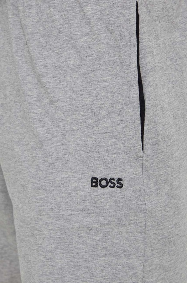Шорти лаунж BOSS колір сірий фото 4
