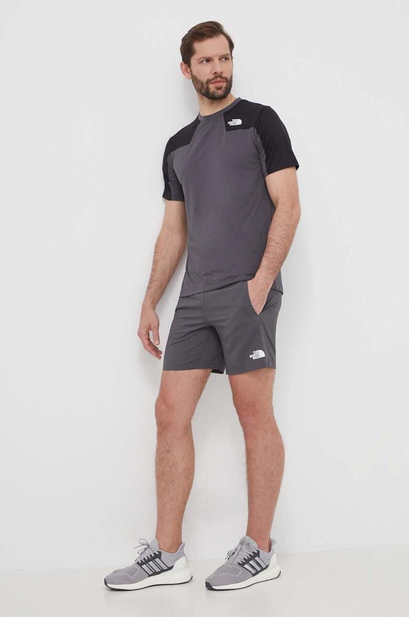 Спортивні шорти The North Face Mountain Athletics колір сірий фото 2