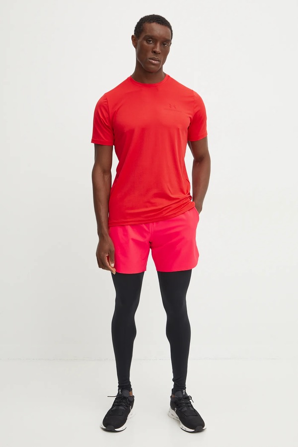 Шорти для тренувань Under Armour Peak колір червоний фото 2