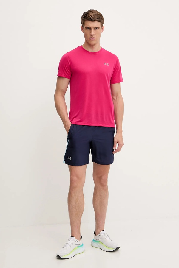 Спортивні шорти чоловічі Under Armour колір темно-синій фото 2