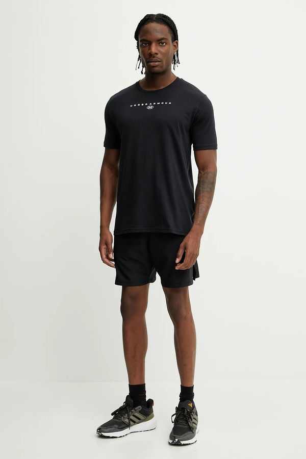 Спортивні шорти чоловічі Under Armour колір чорний фото 2