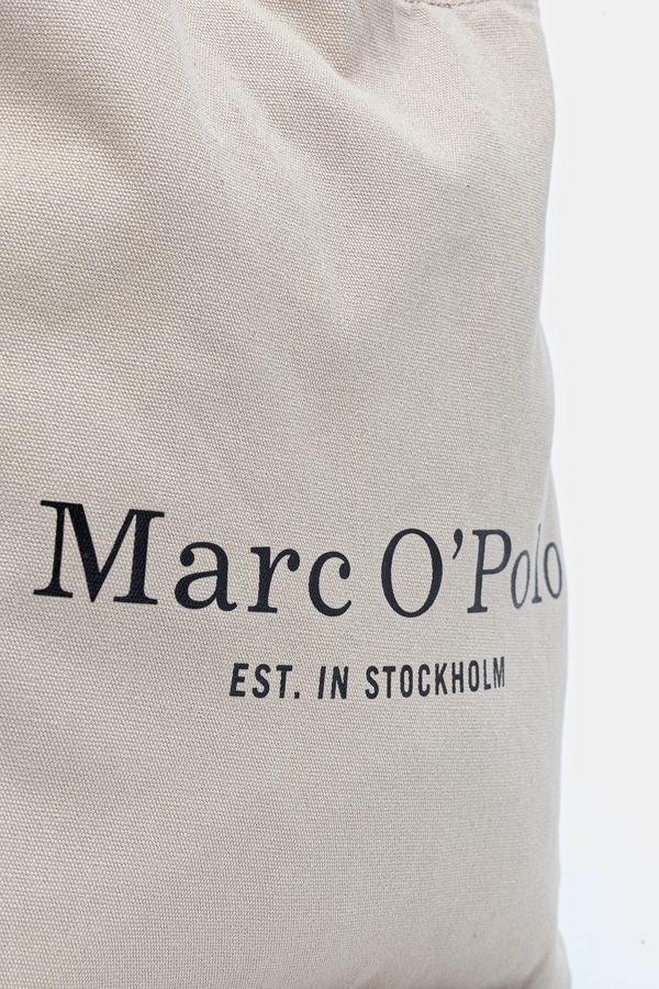 Бавовняна сумка Marc O'Polo колір бежевий фото 4