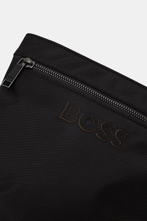 Сумка чоловіча BOSS Catch_3.0_Envelope L колір чорний фото 3