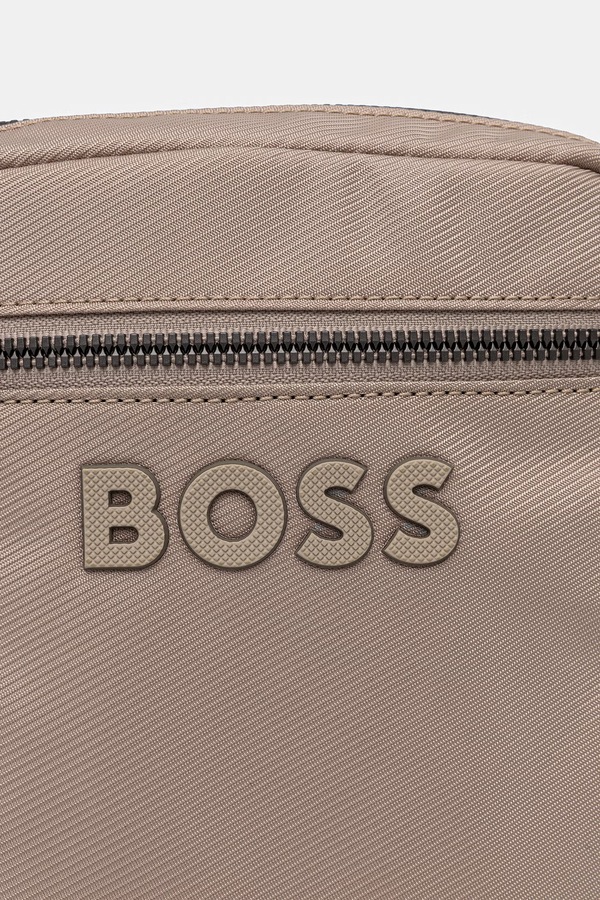 Сумка чоловіча BOSS Catch_3.0_NS_Zip колір бежевий фото 2