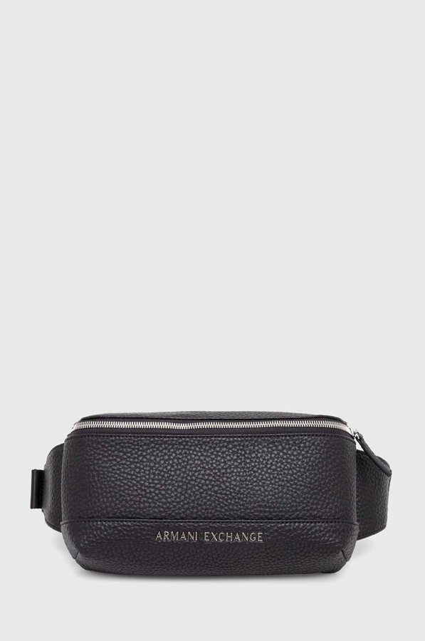 Сумка на пояс Armani Exchange колір чорний