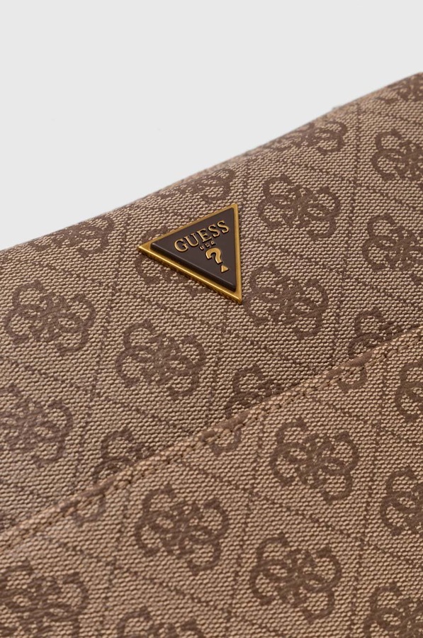 Сумка Guess колір бежевий фото 4