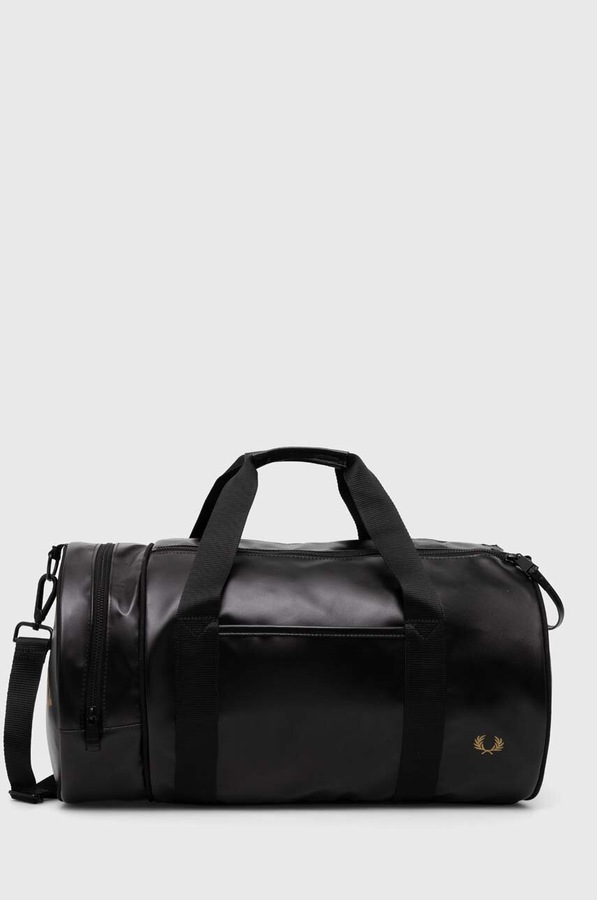 Сумка Fred Perry Tonal Classic Barrel Bag цвет черный