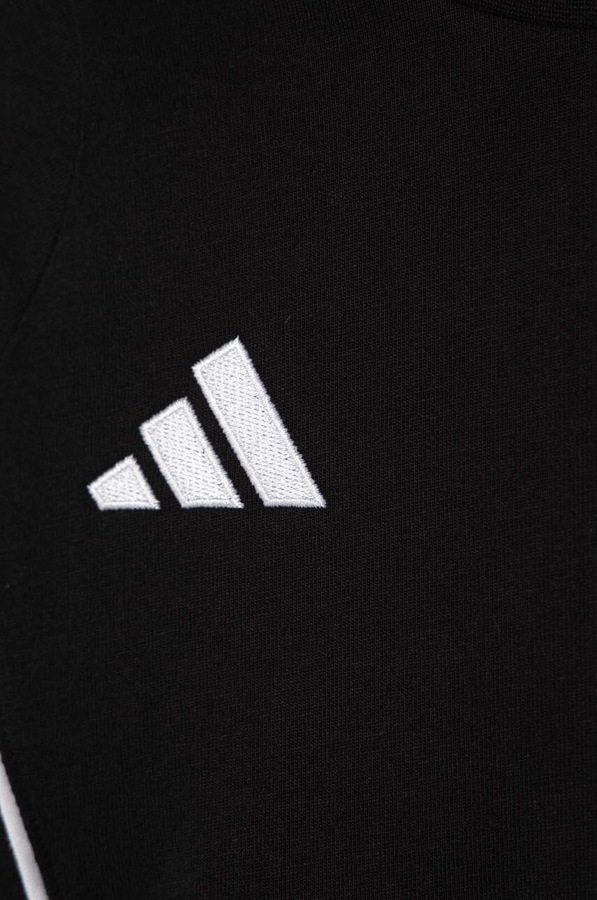Детская хлопковая футболка adidas Performance TIRO24 SWTEEY цвет черный фото 2