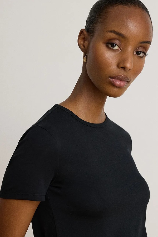 Футболка жіноча бавовняна Lauren Ralph Lauren колір чорний фото 4