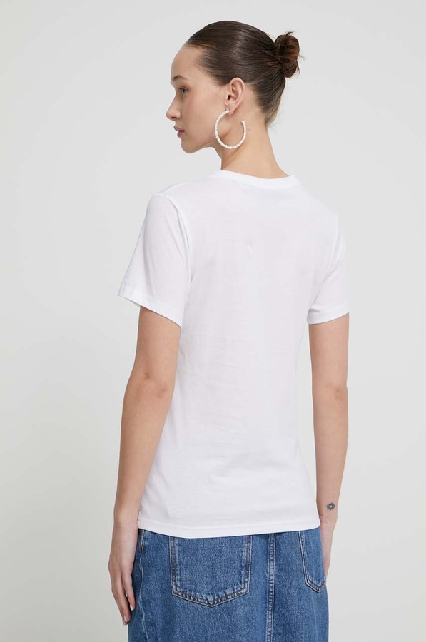 Футболка basic женская хлопковая HUGO Blue Classic Tee_B цвет белый фото 2