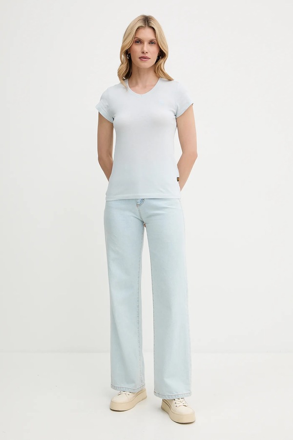 Хлопковая футболка G-Star Raw Eyben slim v t 2.0