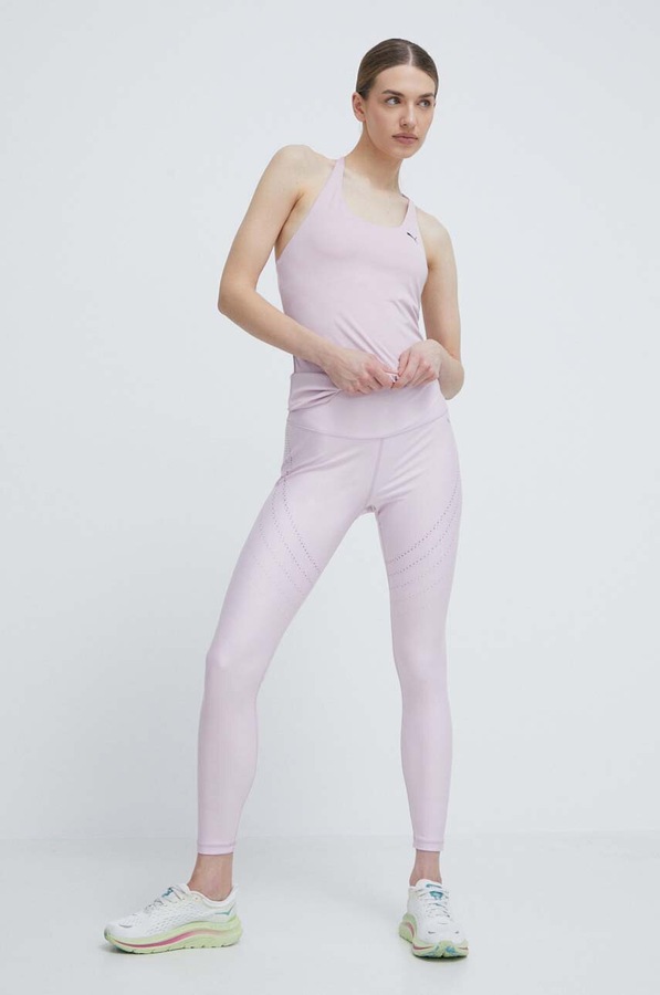 Топ для йоги Puma STUDIO ULTRABARE колір рожевий фото 2