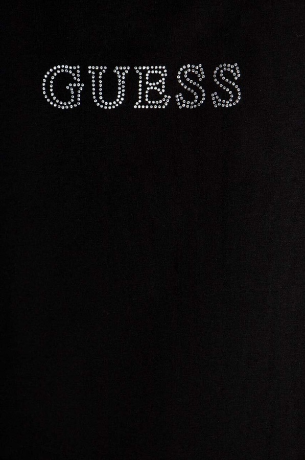 Дитяча футболка Guess колір чорний фото 2