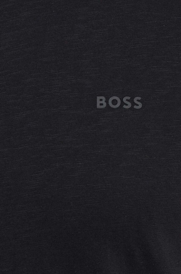 Футболка чоловіча бавовняна BOSS Orange Tegood колір чорний фото 4
