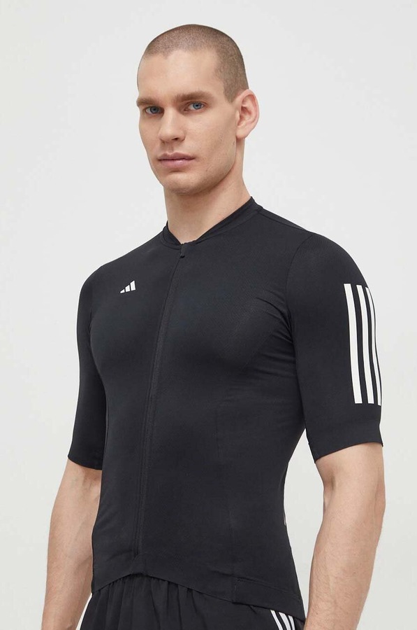 Велосипедна футболка adidas Performance колір чорний