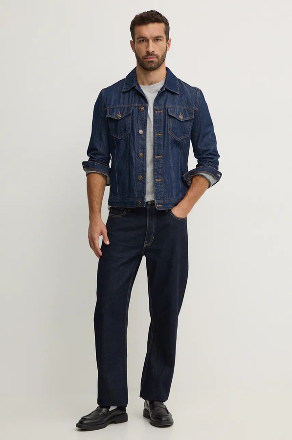 Хлопковая футболка Pepe Jeans Connor цвет серый