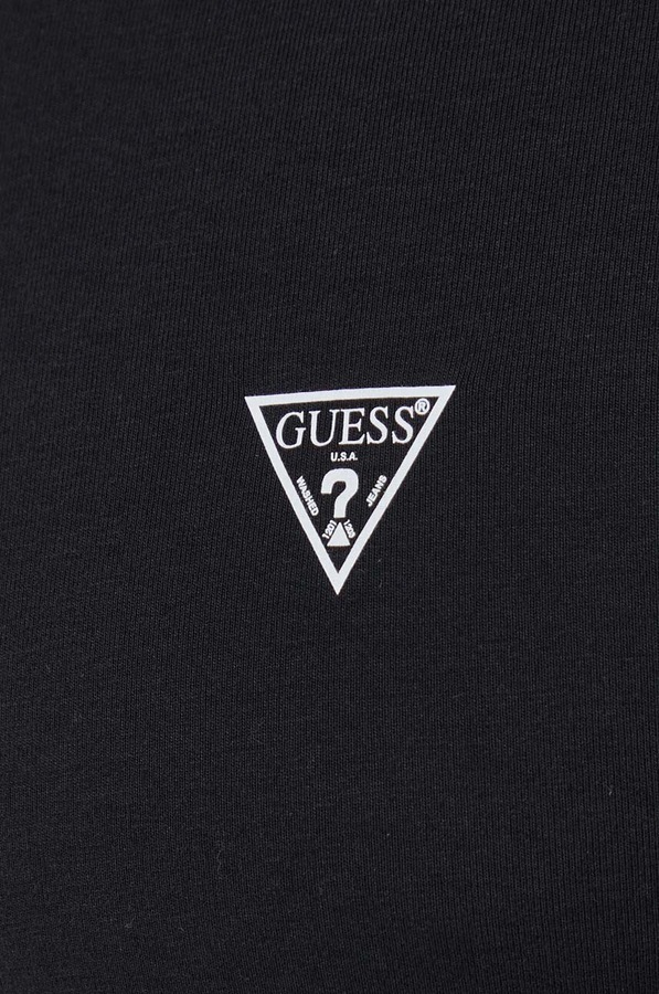 Футболка Guess колір чорний фото 4