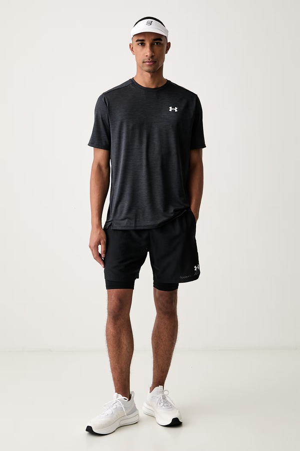 Футболка для тренувань чоловіча Under Armour Tech Vent колір сірий фото 2