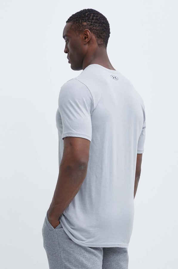 Футболка Under Armour колір сірий фото 3
