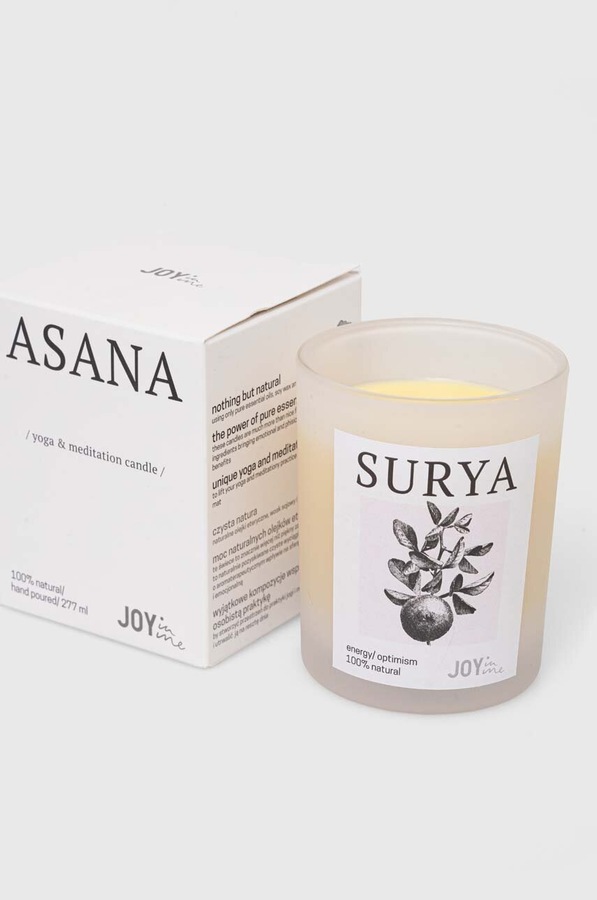Свічка для практики йоги та медитації JOYINME Surya колір білий фото 2