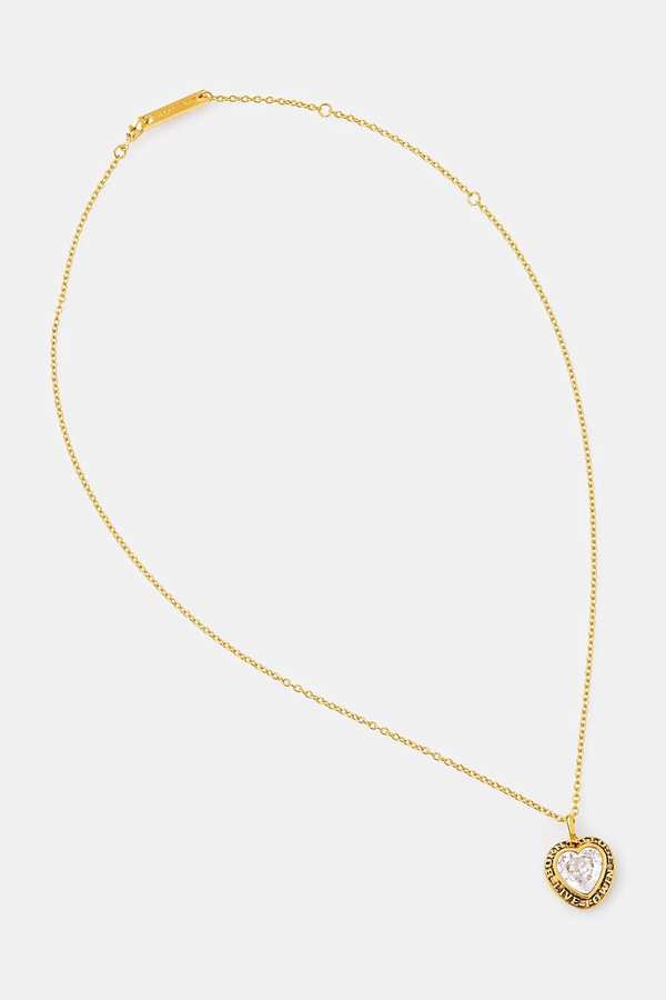 Серебряное колье Ambush Heart Class Ring Charm Necklace