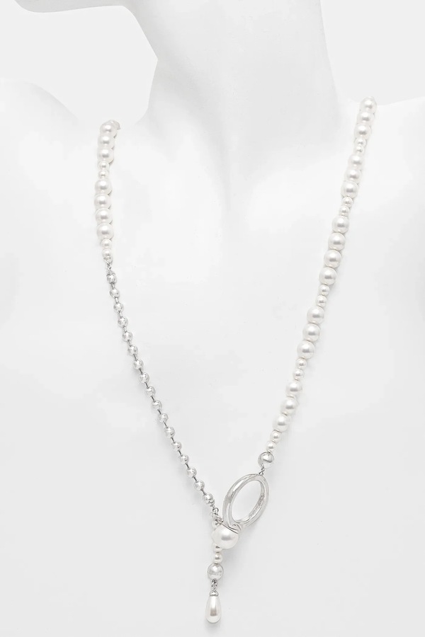 Срібне кольє Ambush Pearl Strand Necklace фото 4