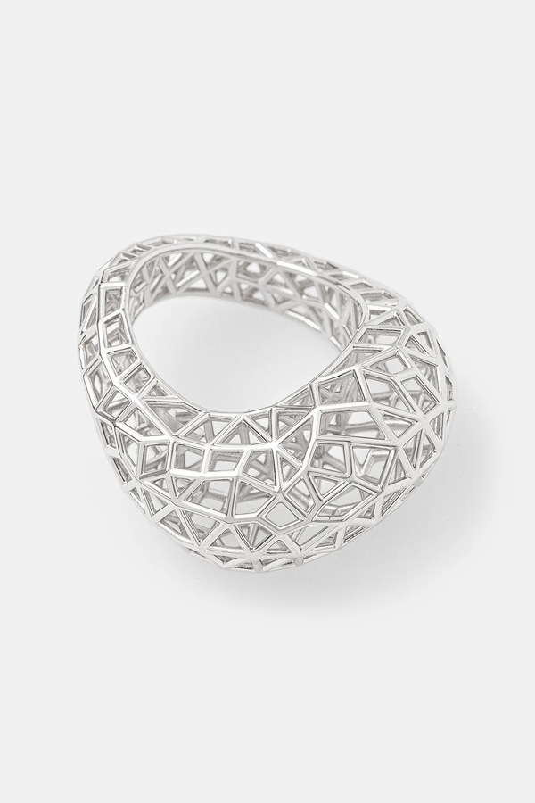 Срібний перстень Tom Wood Maze Ring
