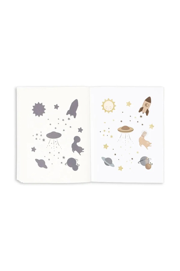 Книжечка с наклейками Konges Sløjd ACTIVITY BOOK WITH COLOR PENCILS фото 2