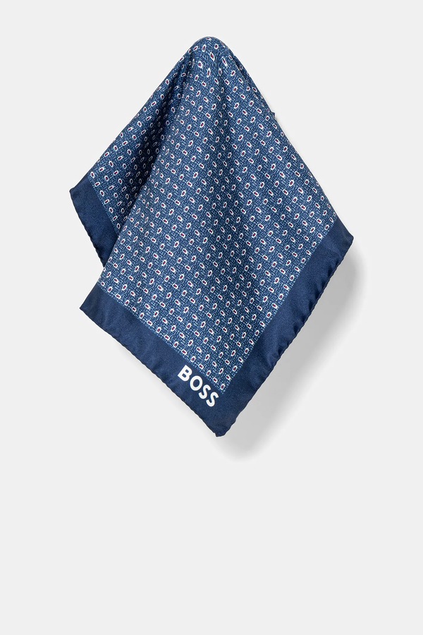 Хустка BOSS колір синій